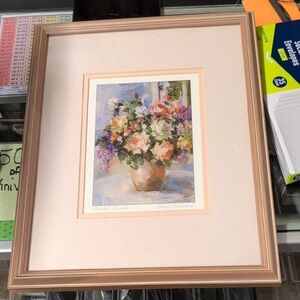 "Garden Jewels" Framed Art In Beautiful Frame